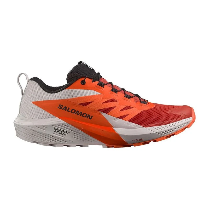 Salomon Mens Sense Ride 5 Trail Running Shoes Red Sportpursuit