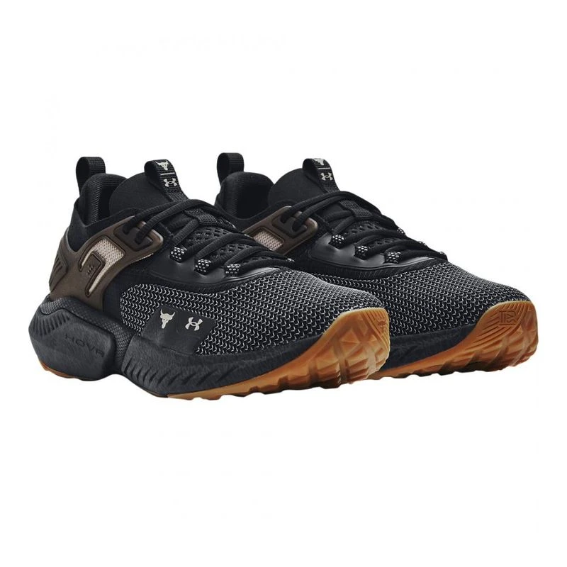 UnderArmour Mens Project Rock 5 Home Gym Running Shoes Black Sport
