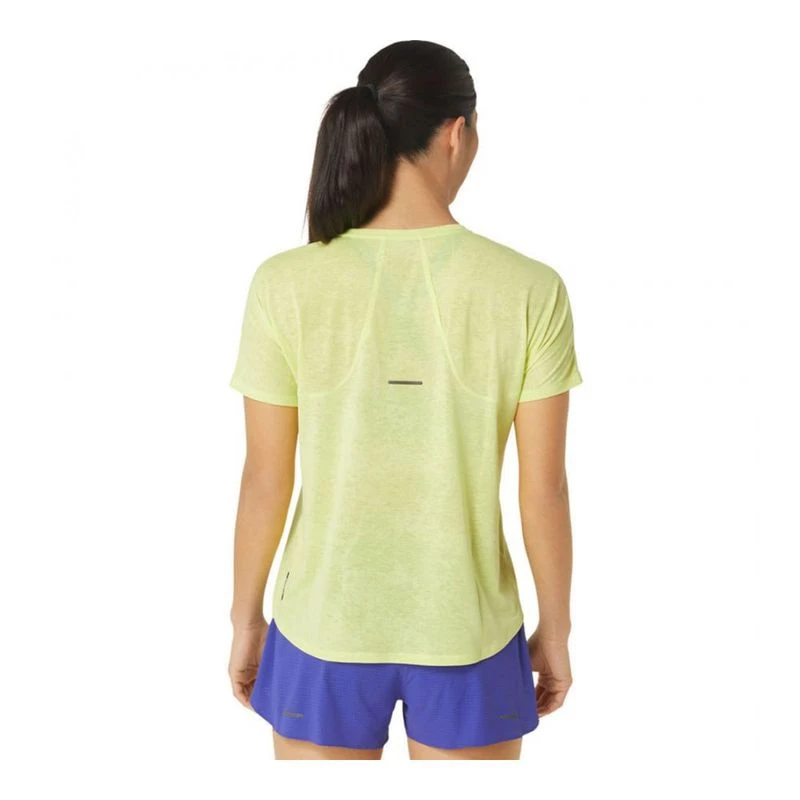 Asics T Shirt Metarun Pattern Femme Jaune privatesportshop
