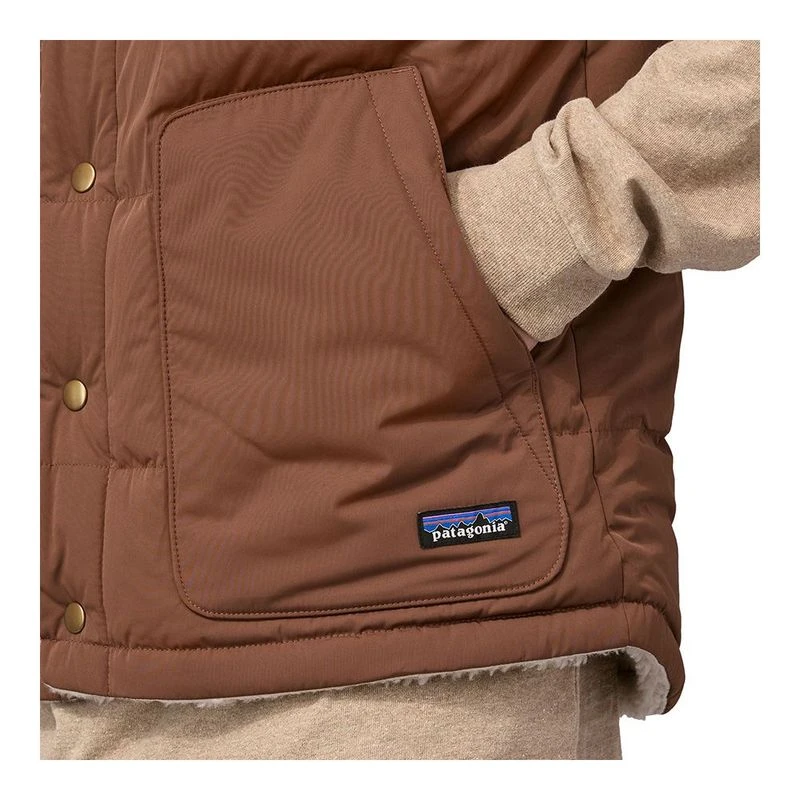 Patagonia Veste sans manches Reversible Bivy Down Homme Marron pri
