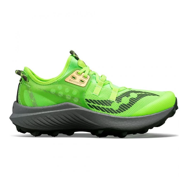 Saucony Mens Endorphin Rift Trail Running Shoes Green Sportpursuit