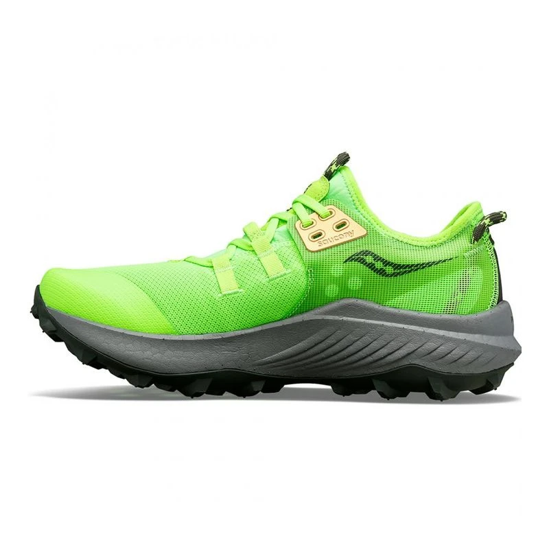Saucony Mens Endorphin Rift Trail Running Shoes Green Sportpursuit