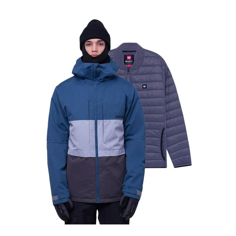 686 Mens Smarty 3 In 1 Form Jacket Blue Sportpursuit
