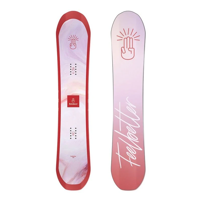 Bataleon Womens Feelbetter Snowboard (Pink) | Sportpursuit.com