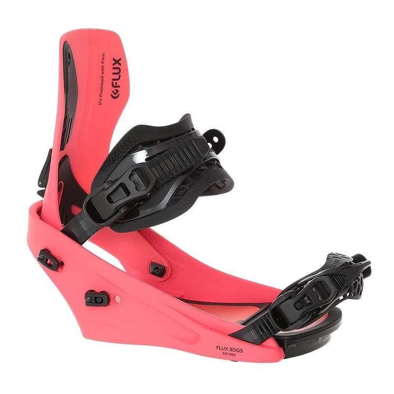 Flux Mens XF 21 22 Snowboard Bindings Red Sportpursuit