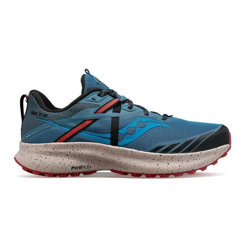 Saucony Mens Ride 15 TR Trail Running Shoes Blue Sportpursuit