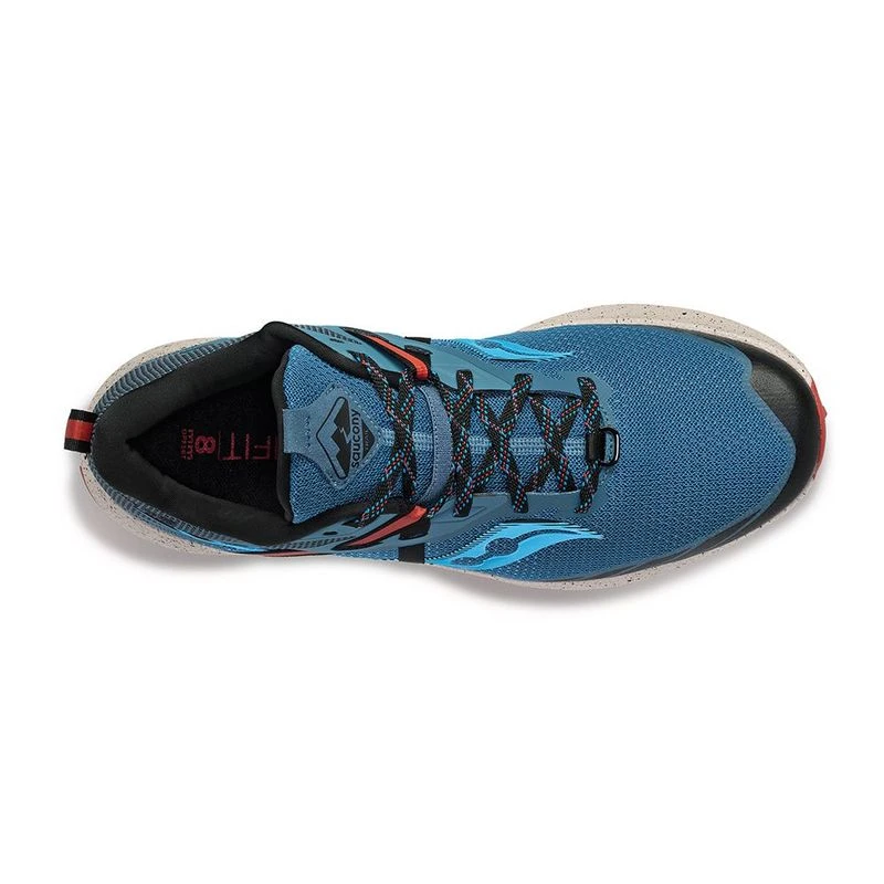 Saucony Mens Ride 15 TR Trail Running Shoes Blue Sportpursuit