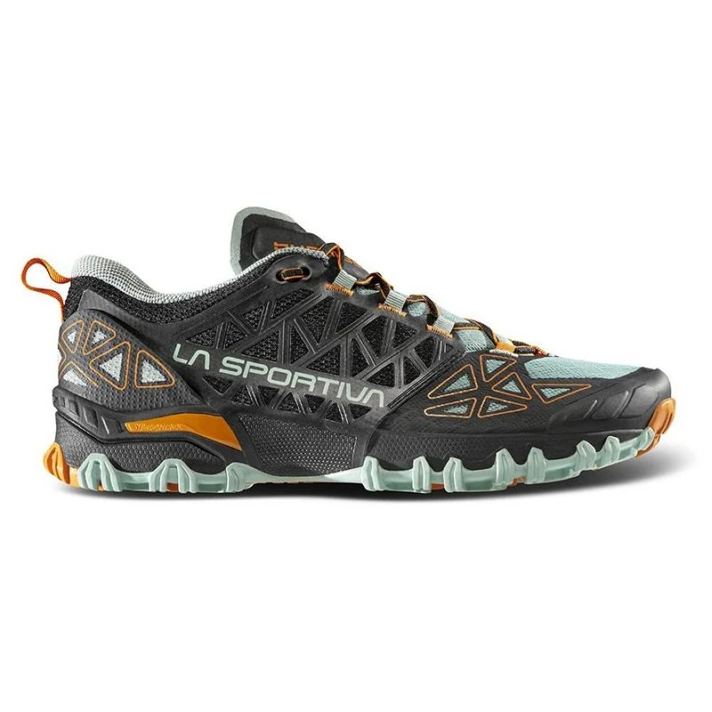 La Sportiva Mens Bushido II Trail Running Shoes Black Hawaiian Sun