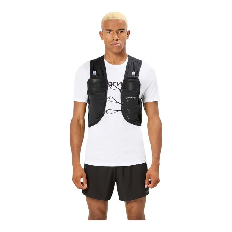 TQVLNMCR Zaino Da Corsa Con Gilet Di Idratazione Da 5 Litri, Traspirante, For Sport All'Aria Aperta, Da Corsa, Maratona, Escursionismo, Ciclismo, For Uomo E Donna(Gray