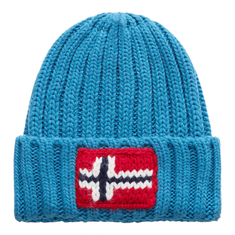 Napapijri Mens F-Semiury Beanie (Blue) | Sportpursuit.com