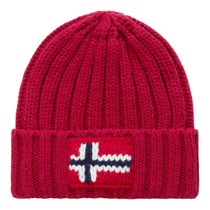 Napapijri Mens F-Semiury Beanie (Red) | Sportpursuit.com