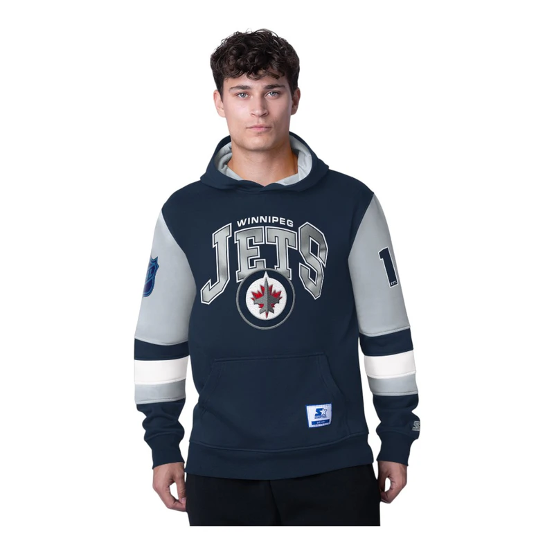Sweat à capuche en polaire poly Rink Authentic Pro des Jets de Winnipeg - Homme