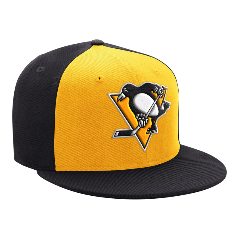 Sweat à Capuche Pittsburgh Penguins NHL CCM - Taille XXL Noir Jaune - Occasion Bien Porté