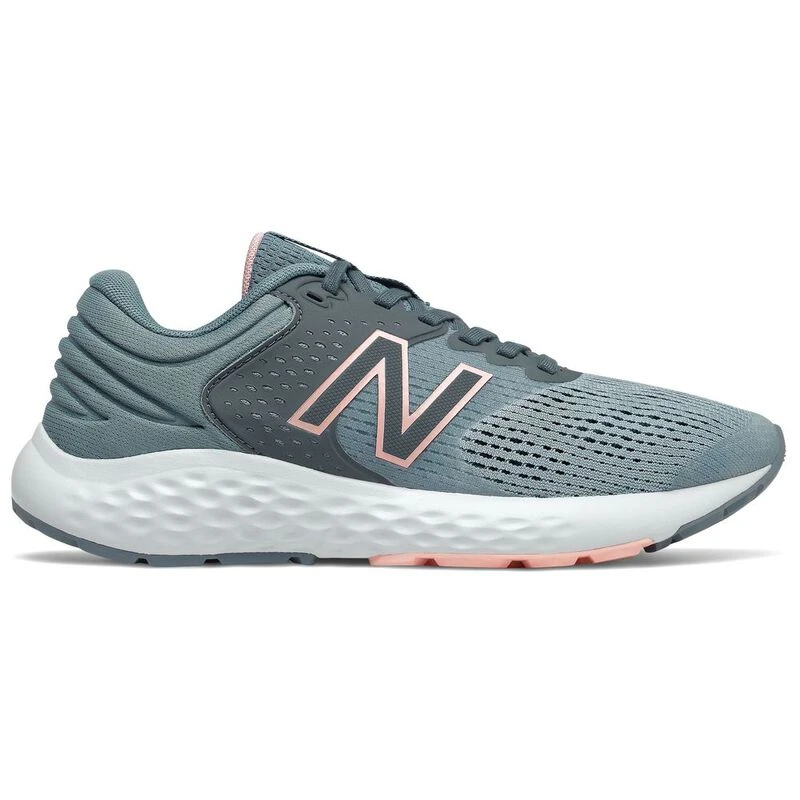 New Balance Womens W520V7 Running Shoes (Grey/Silver/Teal) | Sportpurs