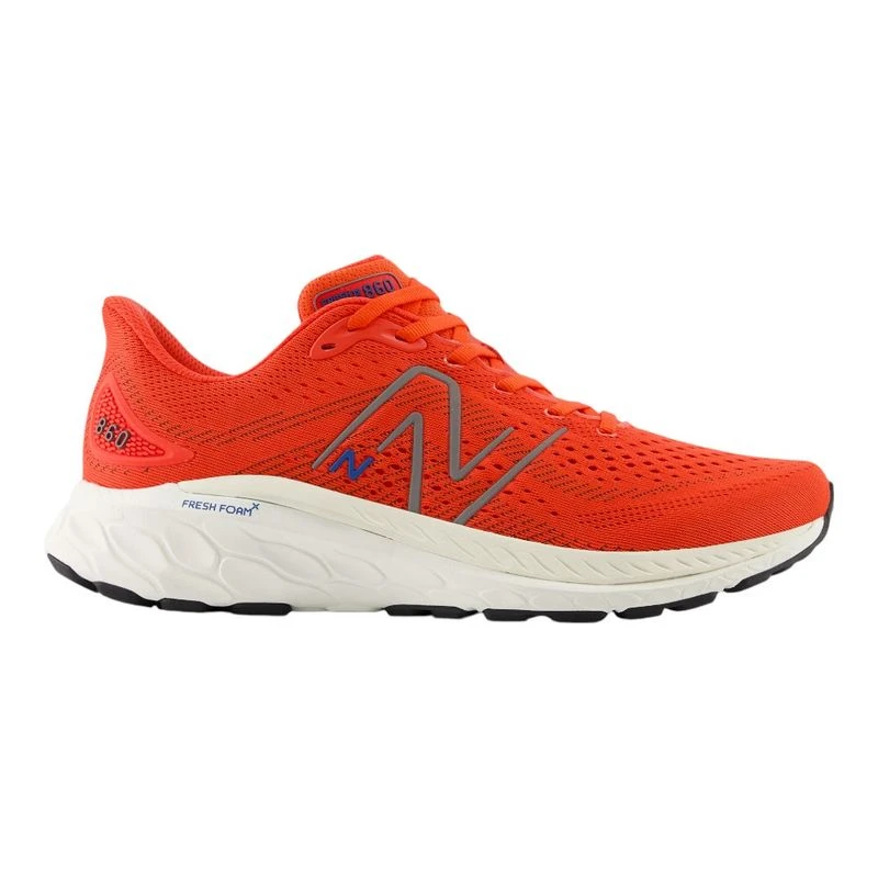 New Balance Mens 860 V13 Running Shoes Red Sportpursuit