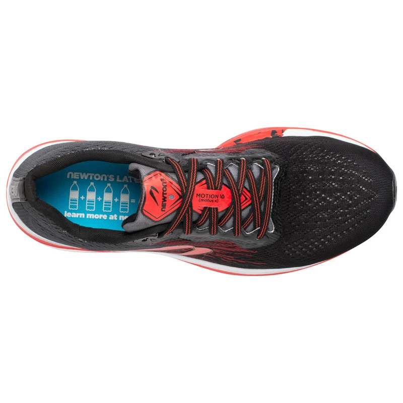 Newton Mens Motion 10 Shoes Black Red Sportpursuit