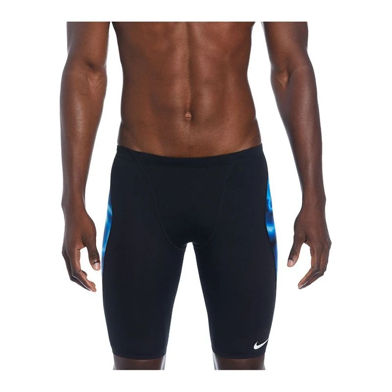 Nike Mens Hydrastrong Digi Haze Swimwear Black Sportpursuit