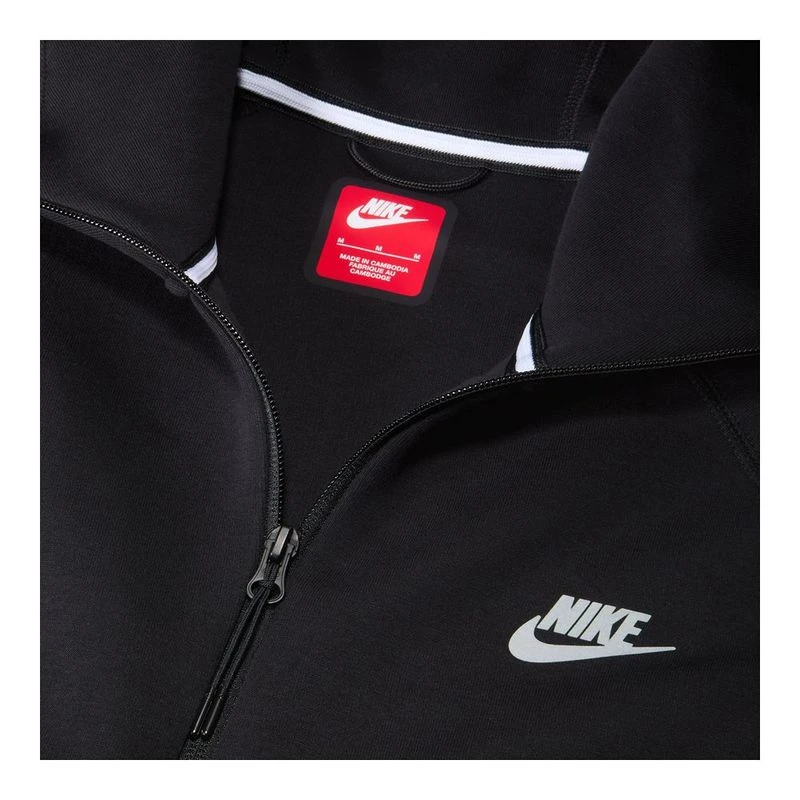 Nike Mens Tech Windrunner Casual Jacket (Black/Bemis Silver