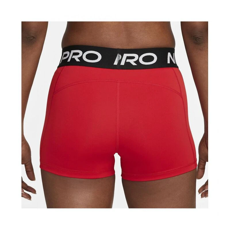 Red nike pro shorts womens sale