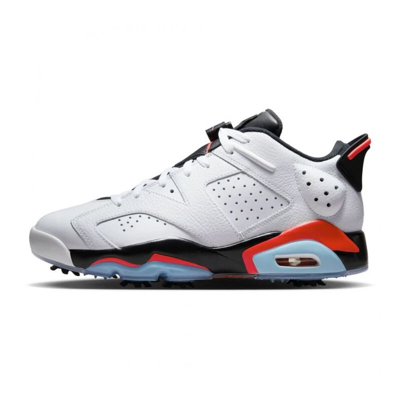 Nike Chaussures de golf Jordan Retro 6 G Homme Blanc Noir Infrared 23
