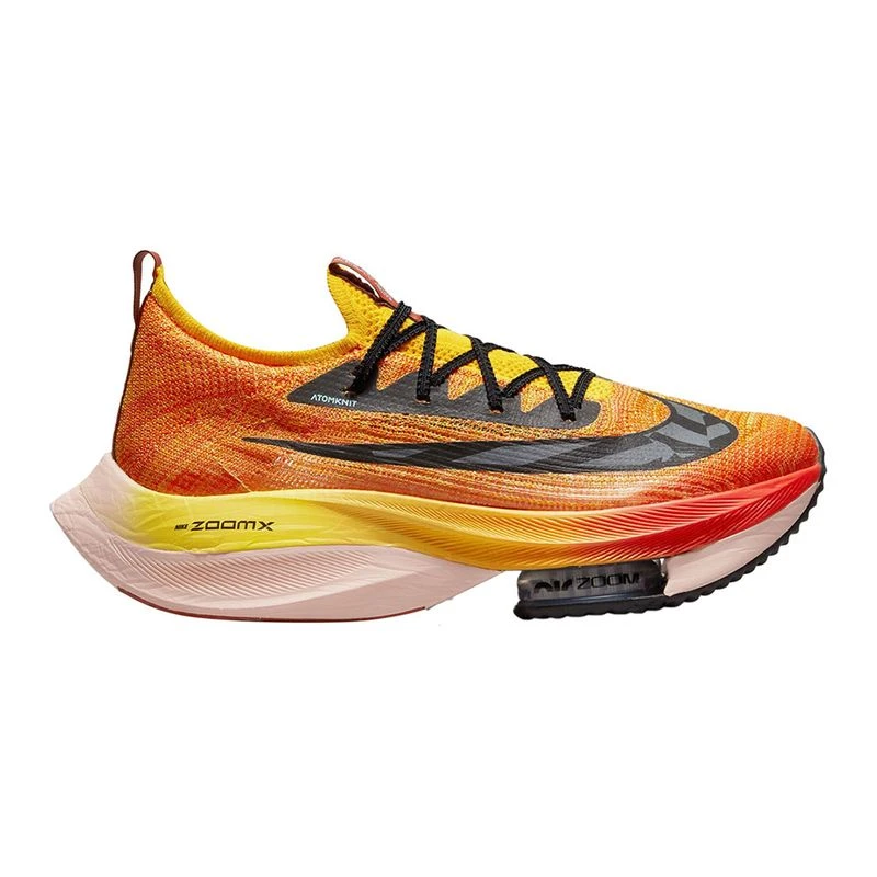 Nike Mens Air Zoom Alphafly Next Running Shoes Amarillo Magma Orange