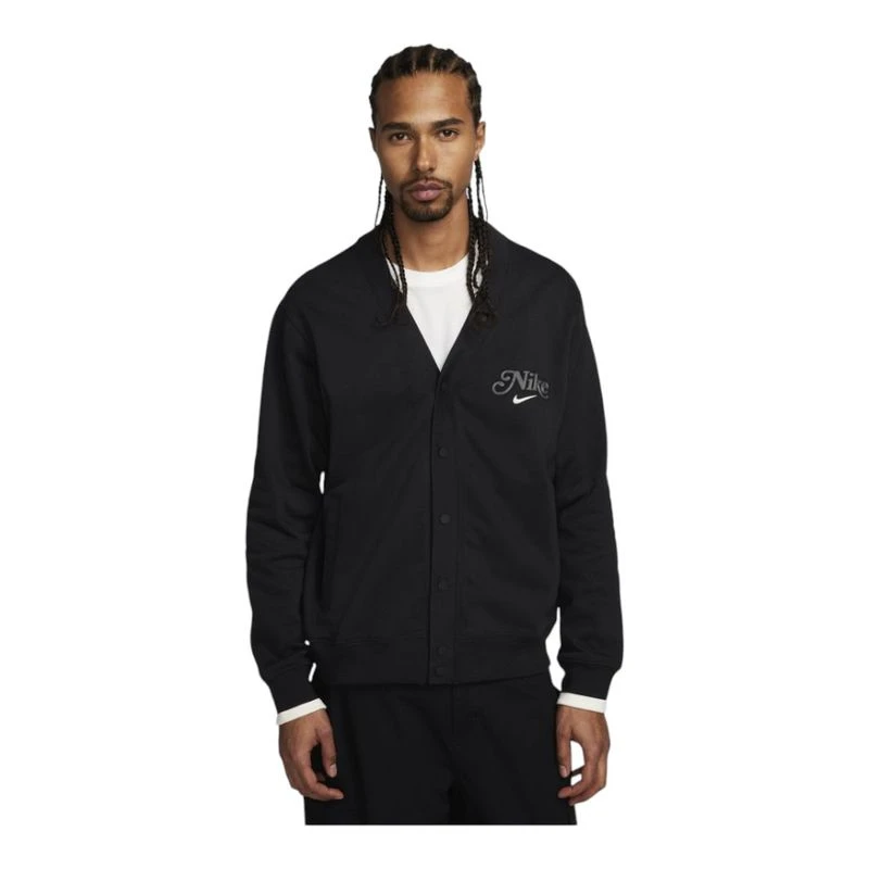 Nike Mens NSW Trend Varsity Jacket (Black) | Sportpursuit.com