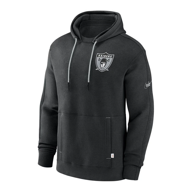 Raiders short sleeve hoodie top