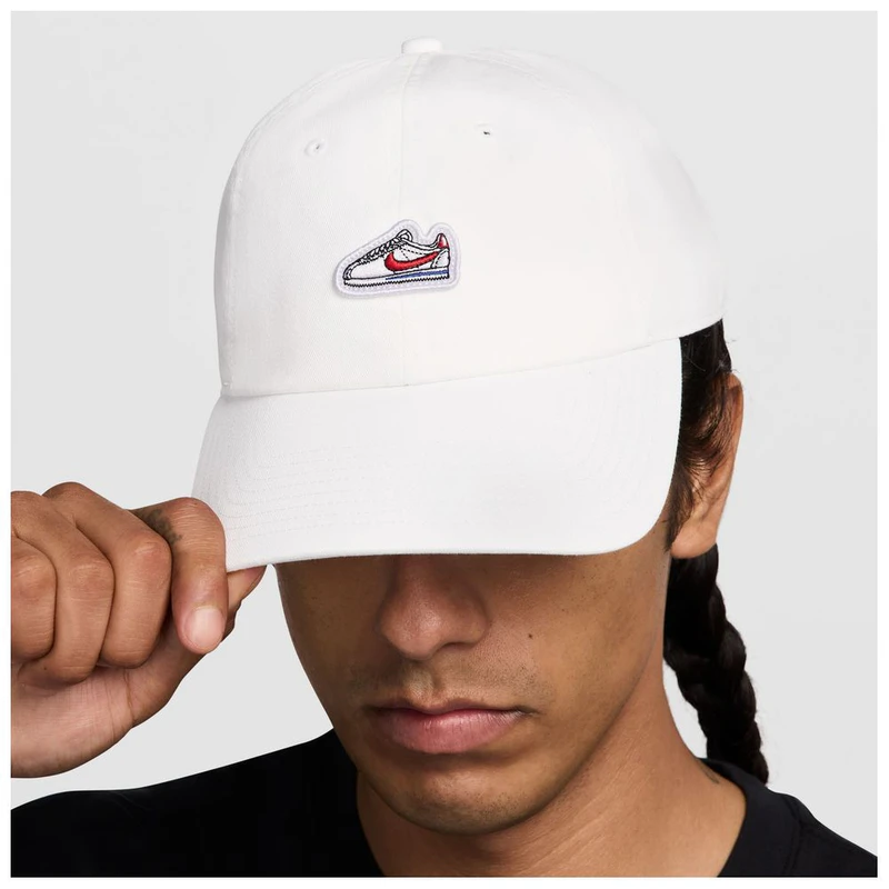 Nike Unstructured Cortez Patch Cap (White) | Sportpursuit.com