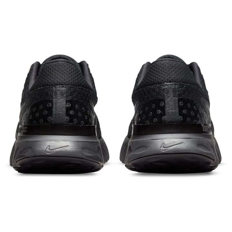 Nike Mens React Infinity 3 Running Shoes Black Black Black Sportpu