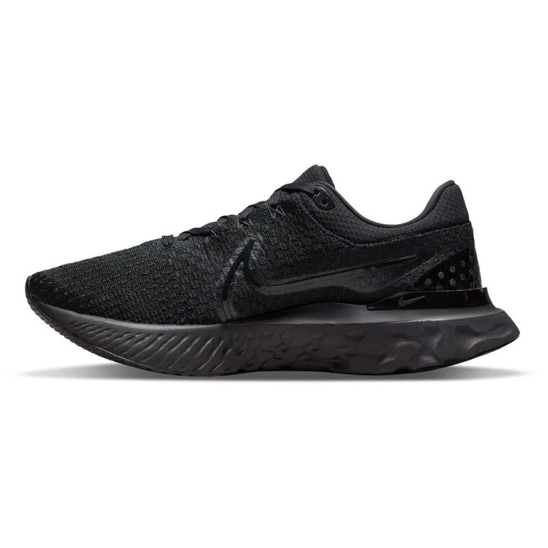 Nike Mens React Infinity 3 Running Shoes Black Black Black Sportpu