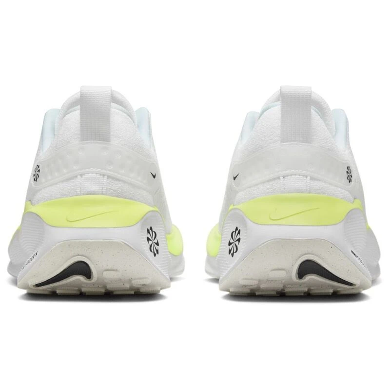 Nike Mens InfinityRN 4 Running Shoes White Black Light Lemon Twist Vo
