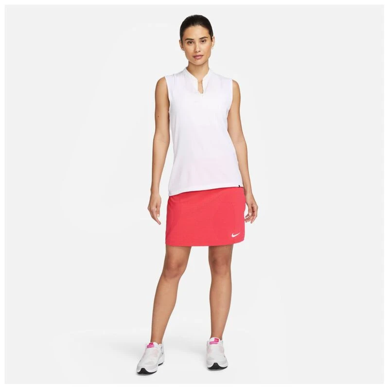 Nike Womens Dri-FIT UV Tour Skirt (Ember Glow/White) | Sportpursuit.co