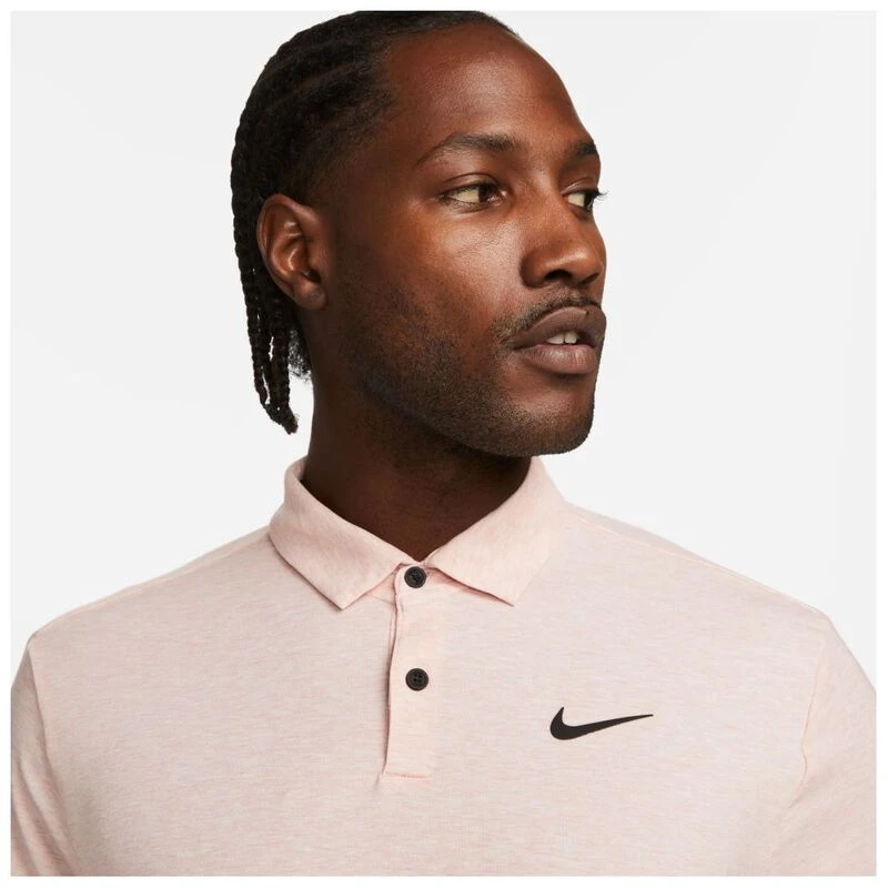 Nike Mens Dri FIT Tour Polo Pink Sportpursuit