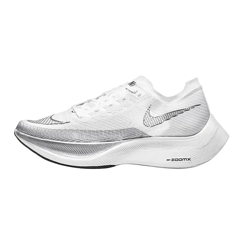Nike Mens Zoomx Vaporfly Next 2 Running Shoes White Metallic Silver