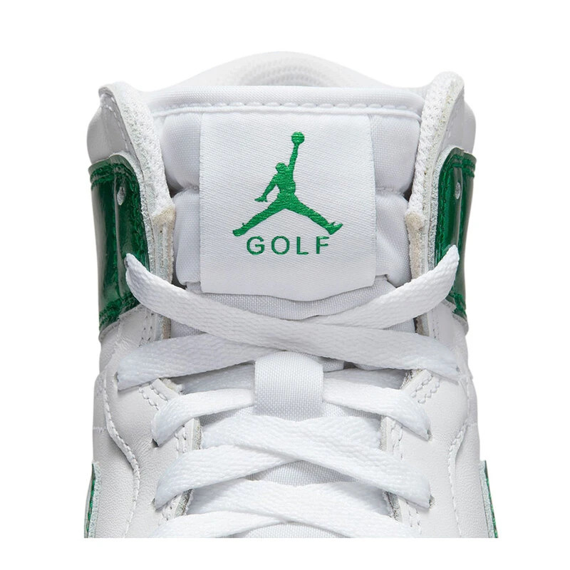Nike Mens Air Jordan 1 High G Casual Shoes White Pine Green Sportp