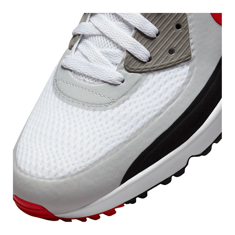 Nike Air Max 90 G TB Golf Shoes (White/University Red/Black/Photon Dus