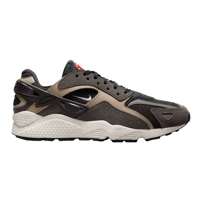 Nike Chaussures Decontractees Air Huarache Runner Homme Noir Blanc Me
