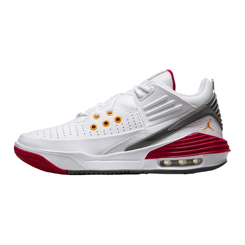 Nike Chaussures Jordan Max Aura 5 Homme Blanc Vivid Orange Cardinal R