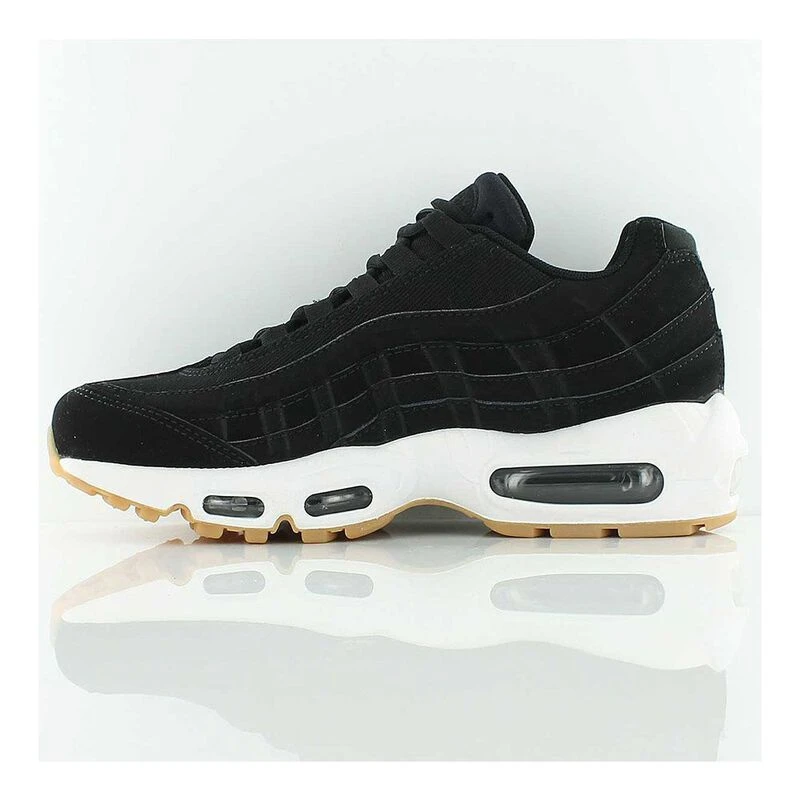Nike Womens Air Max 95 Trainers Black Black Anthracite Gum Brillant B