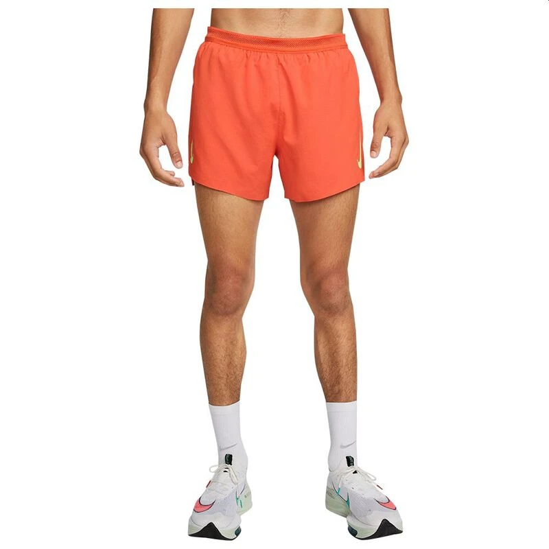 Nike Short Dri FIT ADV AeroSwift Homme Orange Ghost Green Sportpur