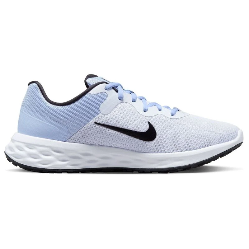 Nike Mens Revolution 6 Running Shoes Football Grey Black CobaLight Bl