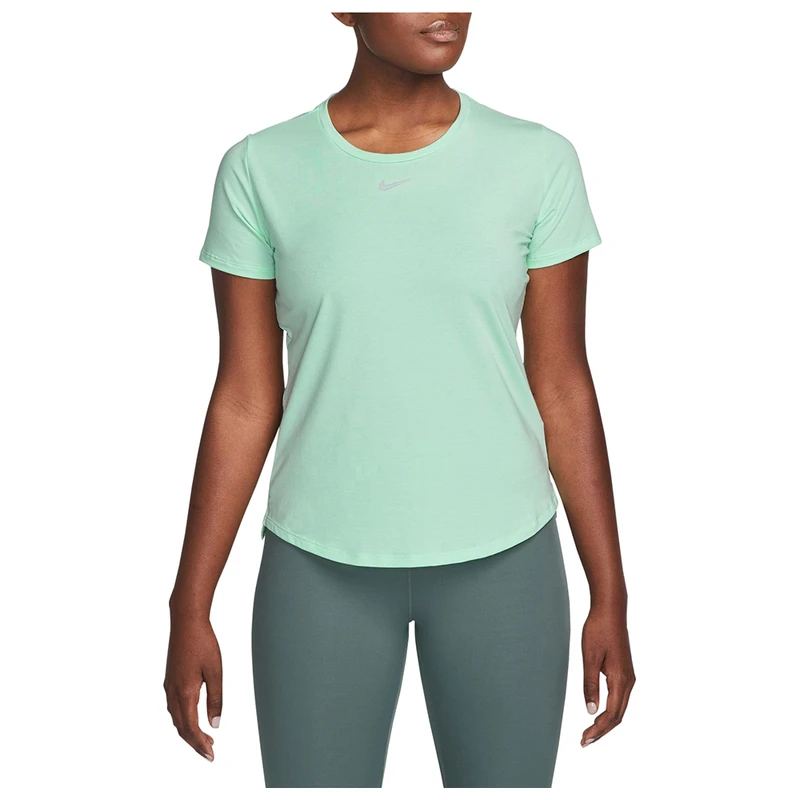 Nike Womens Dri-FIT UV One Luxe T-Shirt (Mint Foam/Reflective Silver)