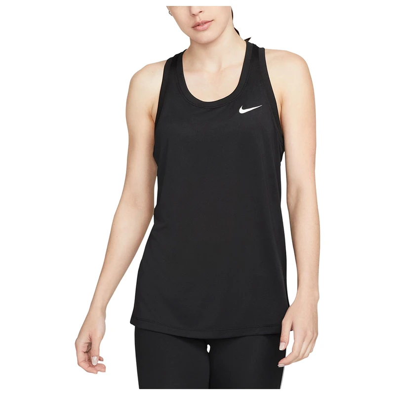Nike Womens Dri-FIT Vest (Black/White) | Sportpursuit.com