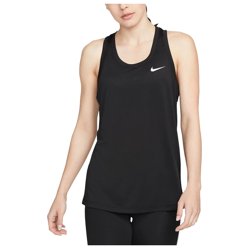 Nike Womens Dri FIT Vest Black White Sportpursuit