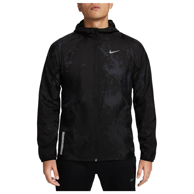 Nike Mens Repel Run Division Hoody (Black/Reflective Silver) | Sportpu