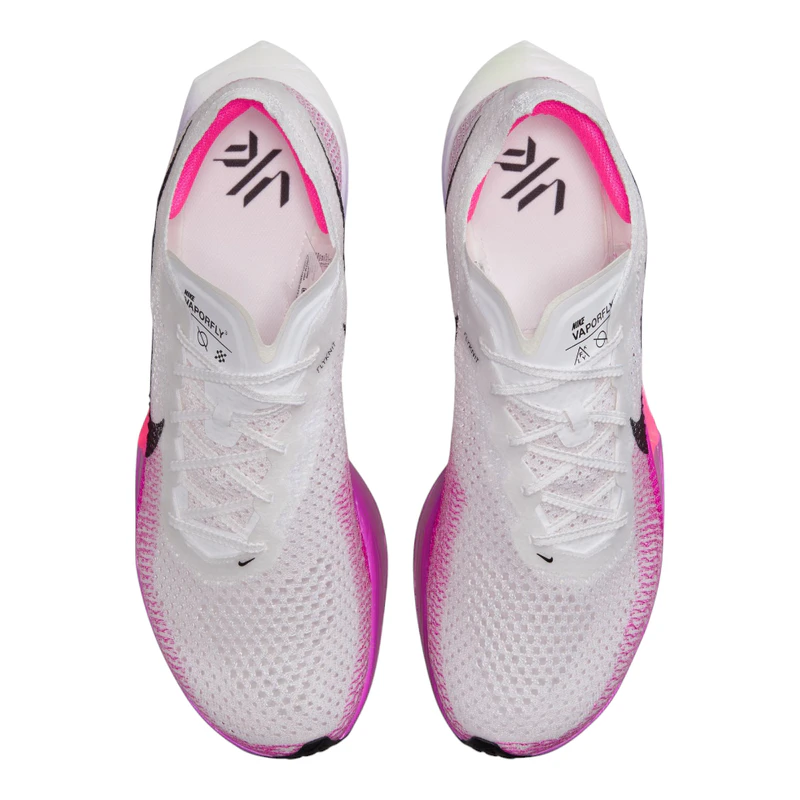 Nike Mens Zoomx Vaporfly Next% 3 Running Shoes (White/Black
