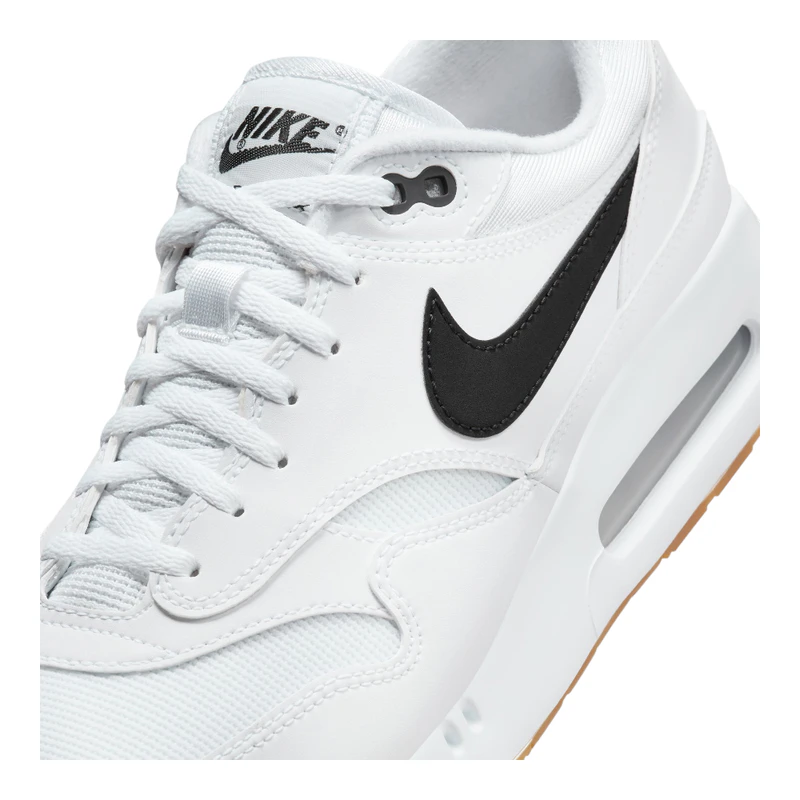 Nike Mens Air Max 1 '86 OG G Golf Shoes (White/Black-Gum Med Brown) |