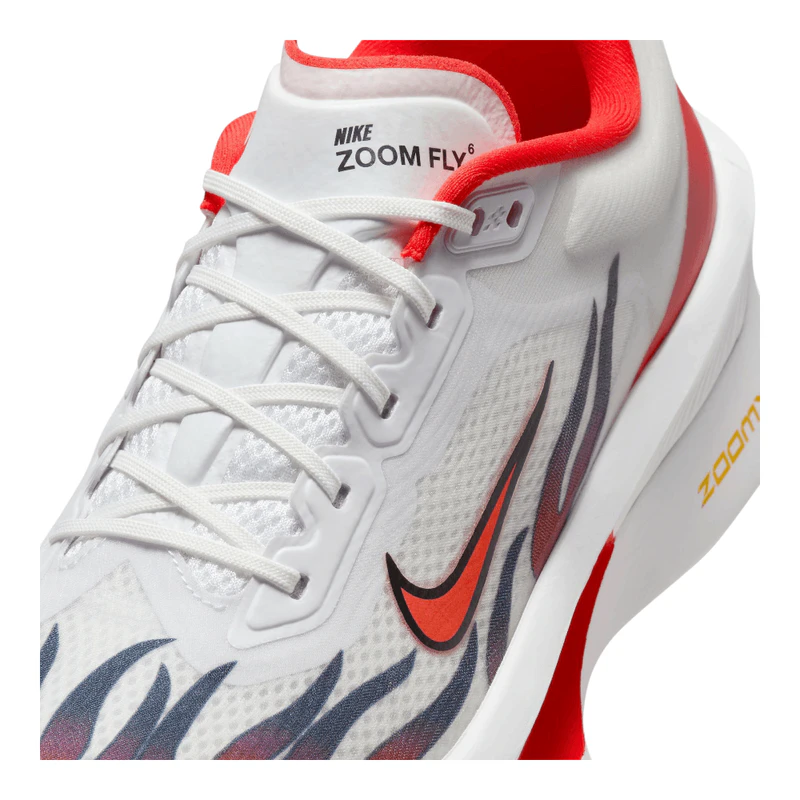 ◆正規品◆NIKE ZOOM FLY 6 PREMIUM WHITE HABANERO RED◆関税込 Nike Mens Zoom Fly 6 PRM Running Shoes (White/Habanero Red