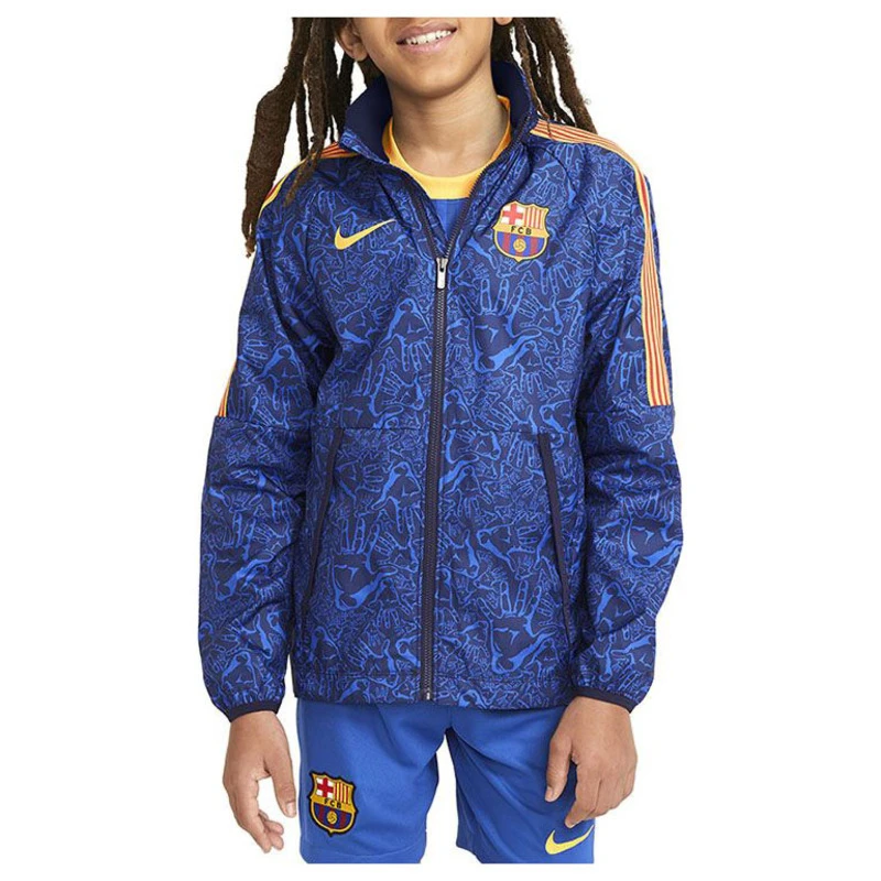 FCバルセロナAWF LTE ジャケット20/21ELC(ゲームロイヤル) Nike Kids FC Barcelona AWF LTE 20/21 Jacket (Game Royal