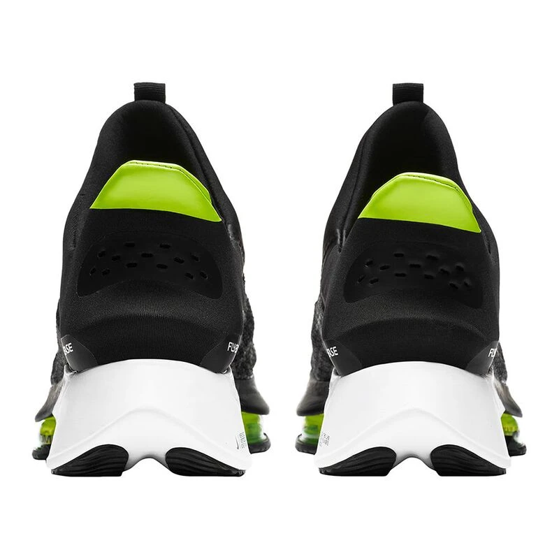 Nike Mens Air Zoom Tempo Next% Flyease Running Shoes (Black/White-Whit